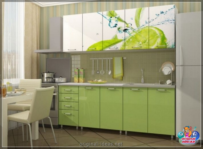 Green kitchen: actual design and overview of stylish interiors for the kitchen (145 photos) (overview) Green kitchen: actual design and overview of stylish interiors for the kitchen (145 photos)