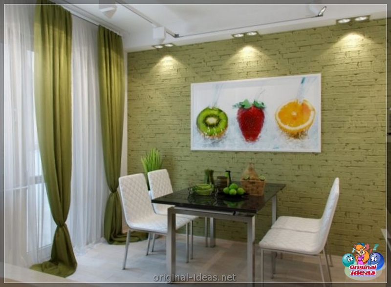 Green kitchen: actual design and overview of stylish interiors for the kitchen (145 photos) (actual) Green kitchen: actual design and overview of stylish interiors for the kitchen (145 photos)