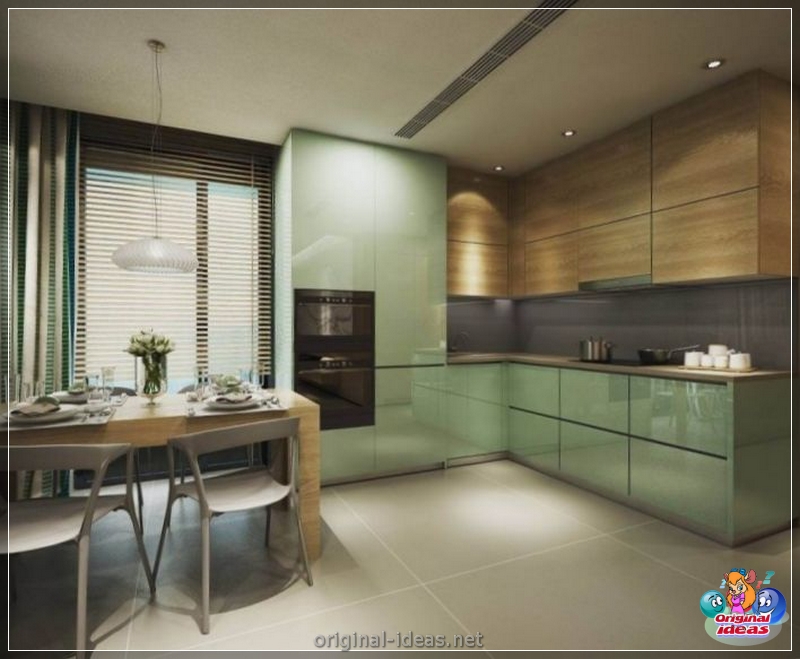 Green kitchen: actual design and overview of stylish interiors for the kitchen (145 photos) (actual) Green kitchen: actual design and overview of stylish interiors for the kitchen (145 photos)