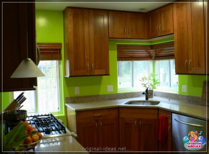 Green kitchen: actual design and overview of stylish interiors for the kitchen (145 photos) (design) Green kitchen: actual design and overview of stylish interiors for the kitchen (145 photos)