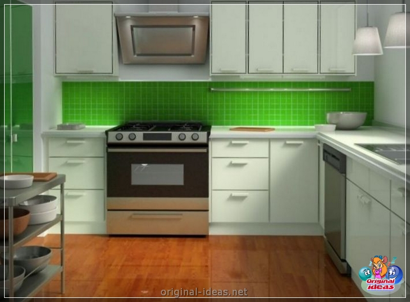 Green kitchen: actual design and overview of stylish interiors for the kitchen (145 photos) (kitchen) Green kitchen: actual design and overview of stylish interiors for the kitchen (145 photos)