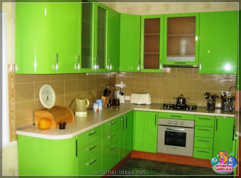 Green kitchen: actual design and overview of stylish interiors for the kitchen (145 photos) (design) Green kitchen: actual design and overview of stylish interiors for the kitchen (145 photos)