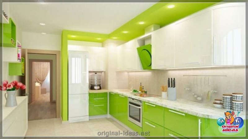 Green kitchen: actual design and overview of stylish interiors for the kitchen (145 photos) (design) Green kitchen: actual design and overview of stylish interiors for the kitchen (145 photos)