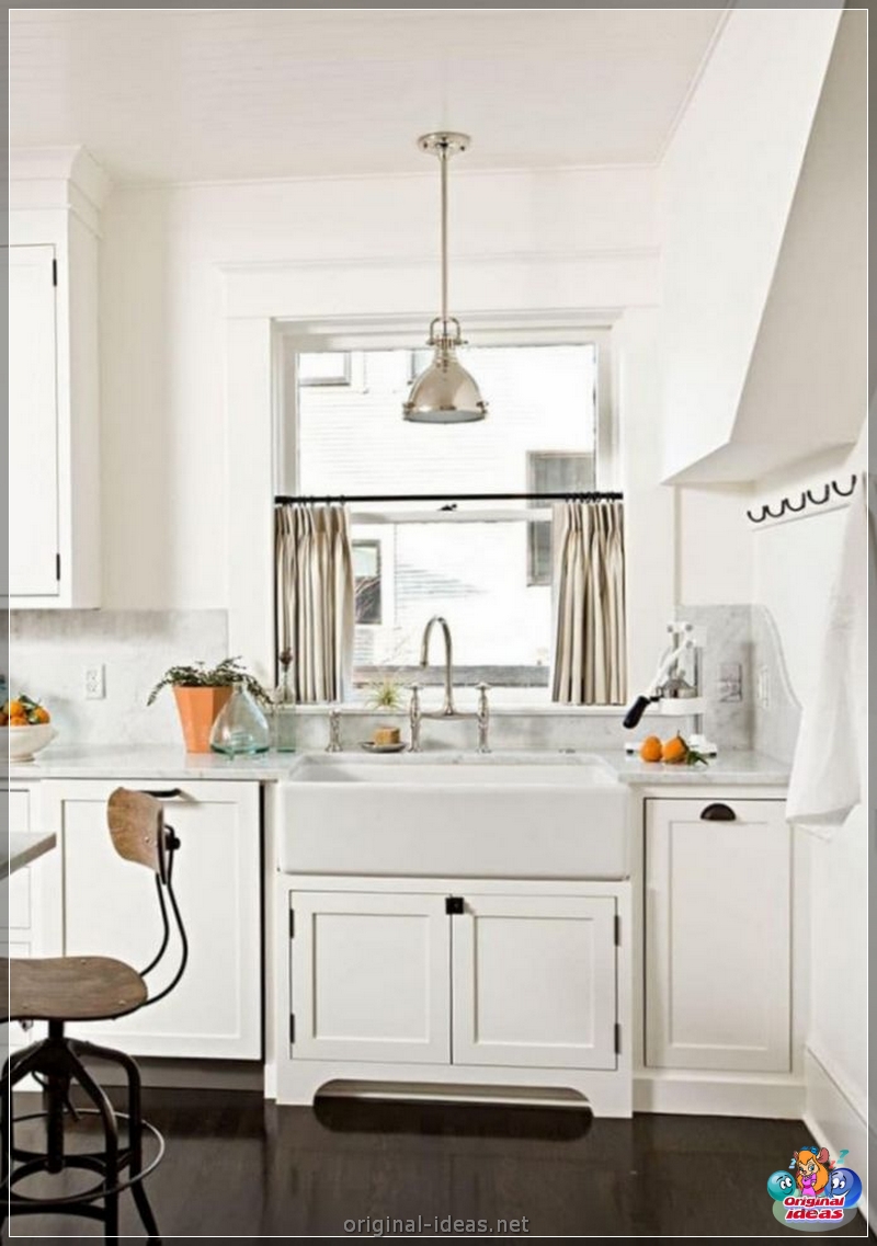 Cuisine avec une fenêtre: 110 photos de placement et utilisation à l'intérieur de la fenêtre de la cuisine (avec) Cuisine avec une fenêtre: 110 photos de placement et utilisation à l'intérieur de la fenêtre de la cuisine