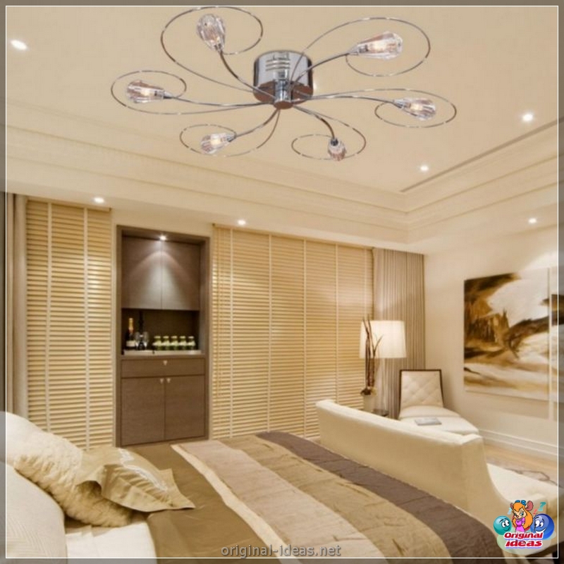 Chandelier in the bedroom - 100 photos of the best models of chandeliers in the interior of the bedroom (chandelier) Chandelier in the bedroom - 100 photos of the best models of chandeliers in the interior of the bedroom