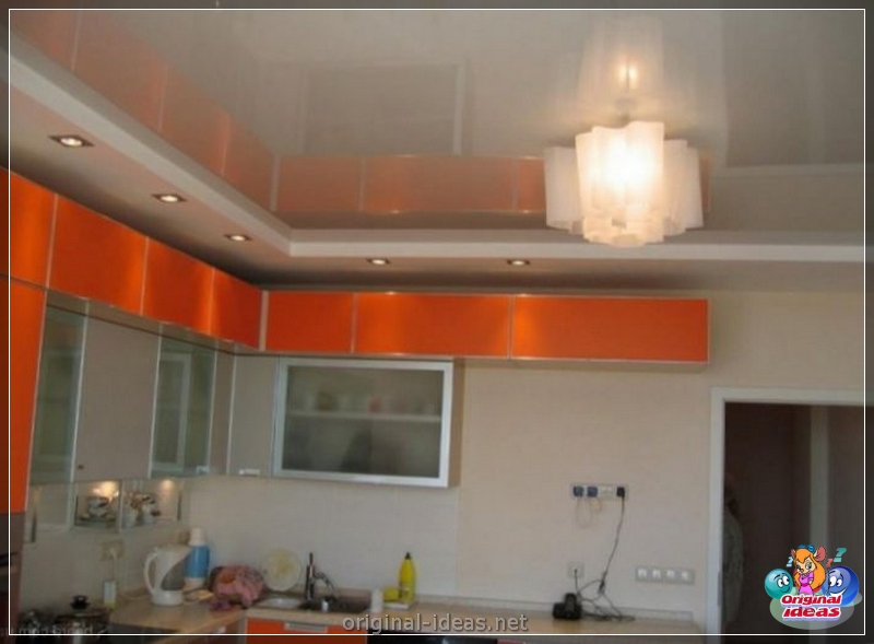 Stretchendecke in der Küche - 90 Fotos und Videos Beispiele für wunderschönes Design von Deckenstrukturen (beispiele) Stretchendecke in der Küche - 90 Fotos und Videos Beispiele für wunderschönes Design von Deckenstrukturen