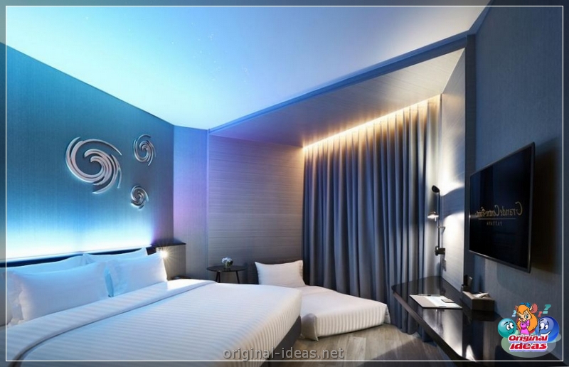 Chambre à coucher en tons bleus: combinaisons avec d'autres nuances, options de décoration, les meilleures idées et les nouveautés de design, photo (tons) Chambre à coucher en tons bleus: combinaisons avec d'autres nuances, options de décoration, les meilleures idées et les nouveautés de design, photo