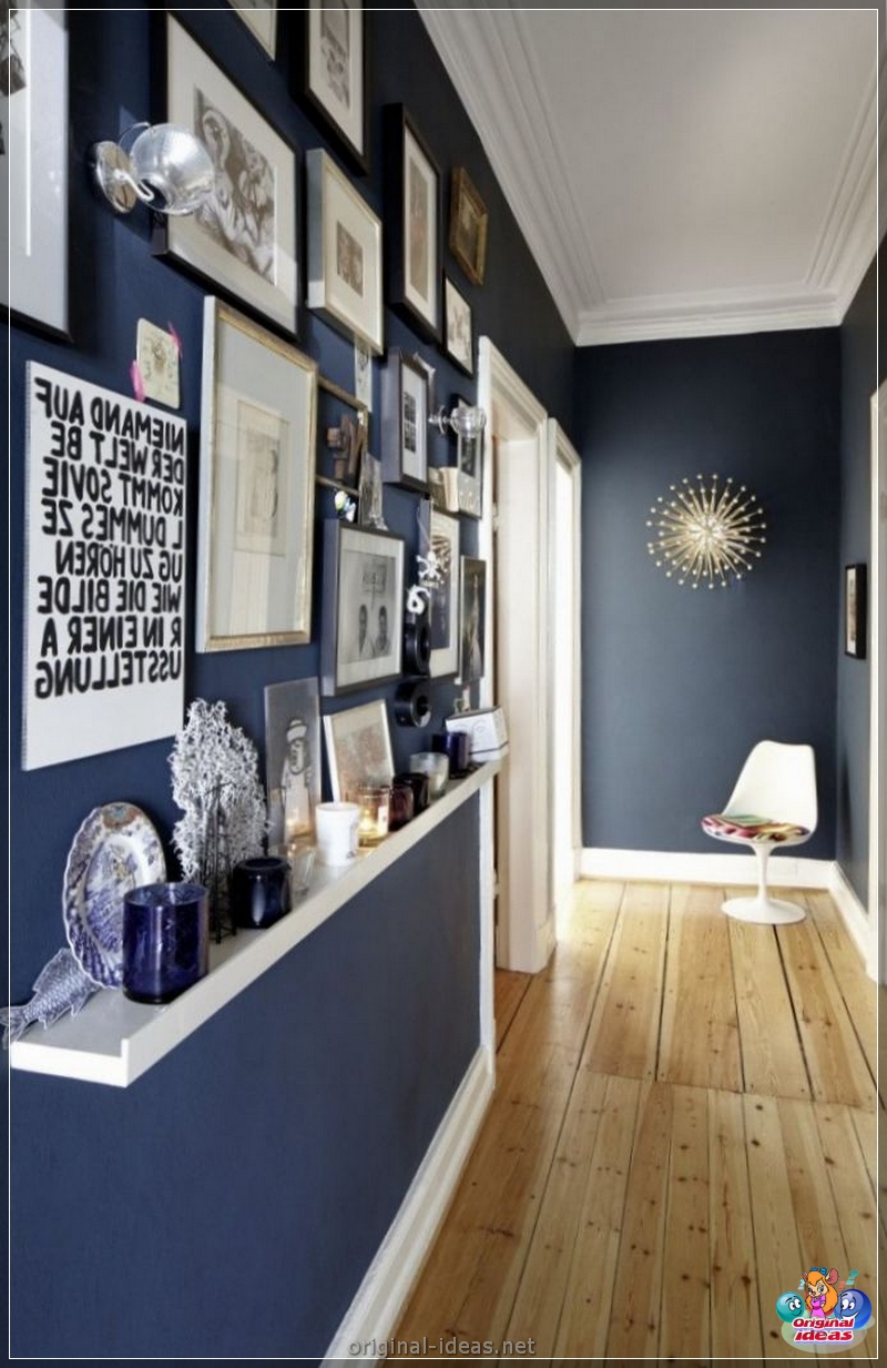 Murs dans le couloir: idées belles et inhabituelles de décoration des murs dans le couloir (105 photos + vidéo) (dans) Murs dans le couloir: idées belles et inhabituelles de décoration des murs dans le couloir (105 photos + vidéo)