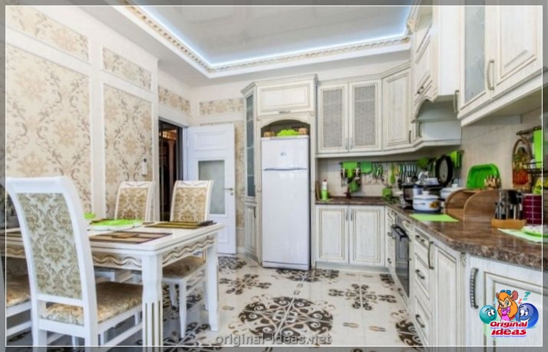 Tiles for the kitchen on the floor - Tips on how to choose and overview of the best ideas for flooring of floor tiles (125 photos) (floor) Tiles for the kitchen on the floor - Tips on how to choose and overview of the best ideas for flooring of floor tiles (125 photos)