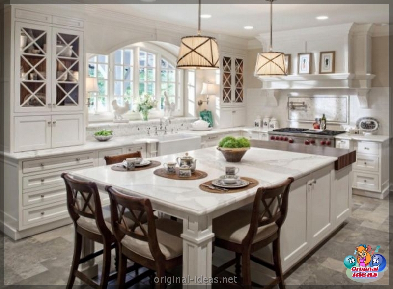 Tiles for the kitchen on the floor - Tips on how to choose and overview of the best ideas for flooring of floor tiles (125 photos) (floor) Tiles for the kitchen on the floor - Tips on how to choose and overview of the best ideas for flooring of floor tiles (125 photos)