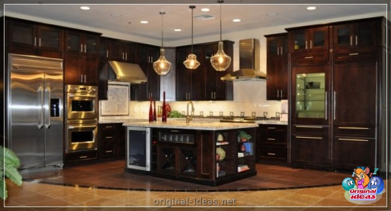 Tiles for the kitchen on the floor - Tips on how to choose and overview of the best ideas for flooring of floor tiles (125 photos) (tips) Tiles for the kitchen on the floor - Tips on how to choose and overview of the best ideas for flooring of floor tiles (125 photos)