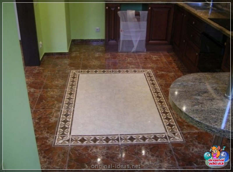 Tiles for the kitchen on the floor - Tips on how to choose and overview of the best ideas for flooring of floor tiles (125 photos) (floor) Tiles for the kitchen on the floor - Tips on how to choose and overview of the best ideas for flooring of floor tiles (125 photos)