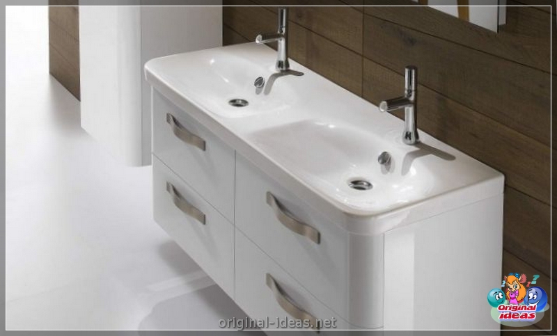 Muebles en el baño - 85 fotos de modelos modernos y hermosas combinaciones de diseño (fotos) Muebles en el baño - 85 fotos de modelos modernos y hermosas combinaciones de diseño