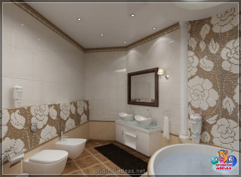 Plafond dans la salle de bain - 125 photos d'options de conception et décoration de plafond élégante (dans) Plafond dans la salle de bain - 125 photos d'options de conception et décoration de plafond élégante