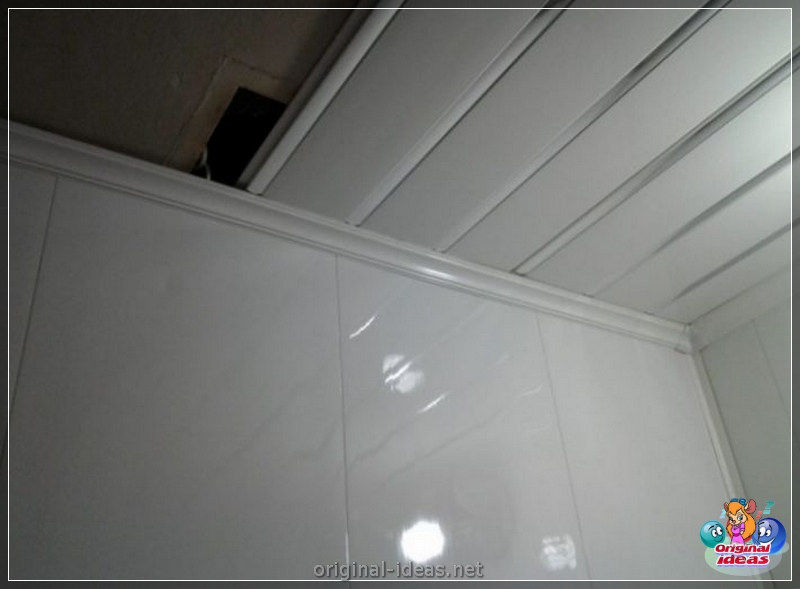 Plafond dans la salle de bain - 125 photos d'options de conception et décoration de plafond élégante (bain) Plafond dans la salle de bain - 125 photos d'options de conception et décoration de plafond élégante