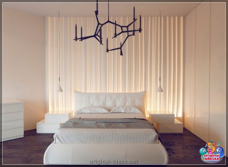 Chambre en couleurs blanches: 130 photos des combinaisons actuelles et les meilleures idées pour placer des éléments intérieurs (blanches) Chambre en couleurs blanches: 130 photos des combinaisons actuelles et les meilleures idées pour placer des éléments intérieurs