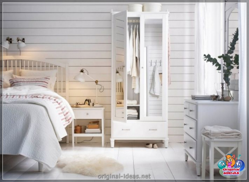 Chambre en couleurs blanches: 130 photos des combinaisons actuelles et les meilleures idées pour placer des éléments intérieurs (blanches) Chambre en couleurs blanches: 130 photos des combinaisons actuelles et les meilleures idées pour placer des éléments intérieurs