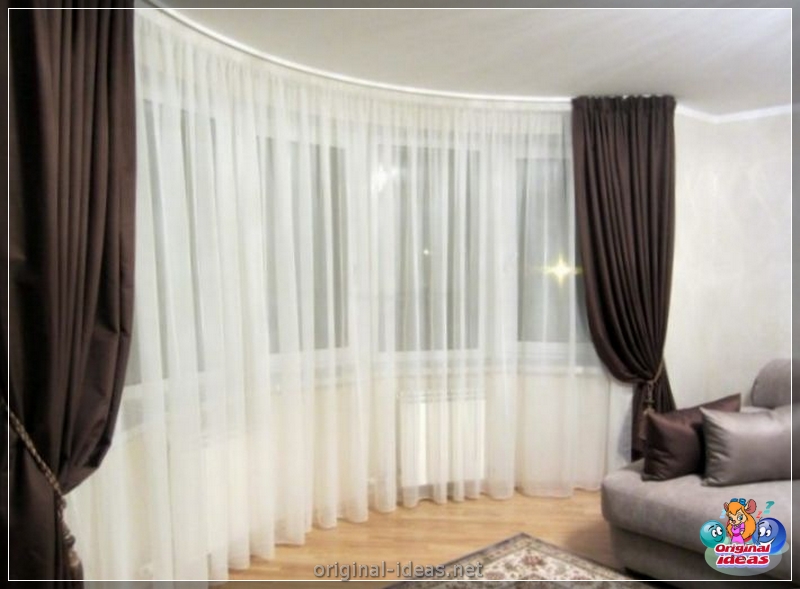 Rideaux dans le salon: nouvelles à la mode et options de décoration de fenêtres à l'aide de rideaux (145 photos) (options) Rideaux dans le salon: nouvelles à la mode et options de décoration de fenêtres à l'aide de rideaux (145 photos)