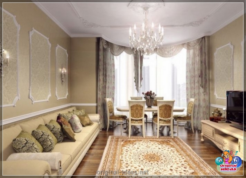 Rideaux dans le salon: nouvelles à la mode et options de décoration de fenêtres à l'aide de rideaux (145 photos) (salon) Rideaux dans le salon: nouvelles à la mode et options de décoration de fenêtres à l'aide de rideaux (145 photos)