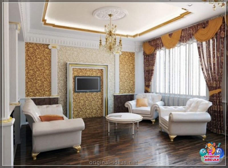 Rideaux dans le salon: nouvelles à la mode et options de décoration de fenêtres à l'aide de rideaux (145 photos) (rideaux) Rideaux dans le salon: nouvelles à la mode et options de décoration de fenêtres à l'aide de rideaux (145 photos)