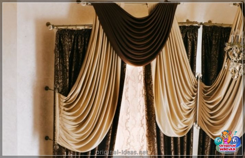 Rideaux dans le salon: nouvelles à la mode et options de décoration de fenêtres à l'aide de rideaux (145 photos) (options) Rideaux dans le salon: nouvelles à la mode et options de décoration de fenêtres à l'aide de rideaux (145 photos)