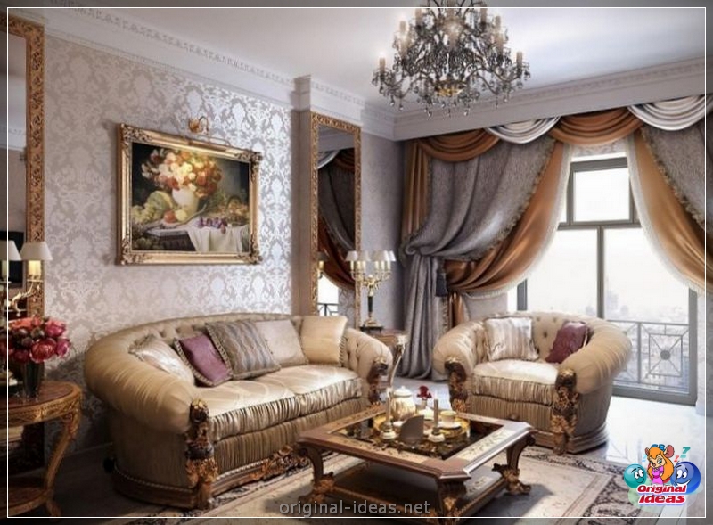 Rideaux dans le salon: nouvelles à la mode et options de décoration de fenêtres à l'aide de rideaux (145 photos) (mode) Rideaux dans le salon: nouvelles à la mode et options de décoration de fenêtres à l'aide de rideaux (145 photos)