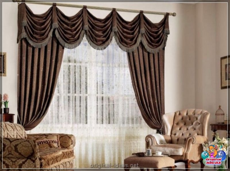 Rideaux dans le salon: nouvelles à la mode et options de décoration de fenêtres à l'aide de rideaux (145 photos) (rideaux) Rideaux dans le salon: nouvelles à la mode et options de décoration de fenêtres à l'aide de rideaux (145 photos)
