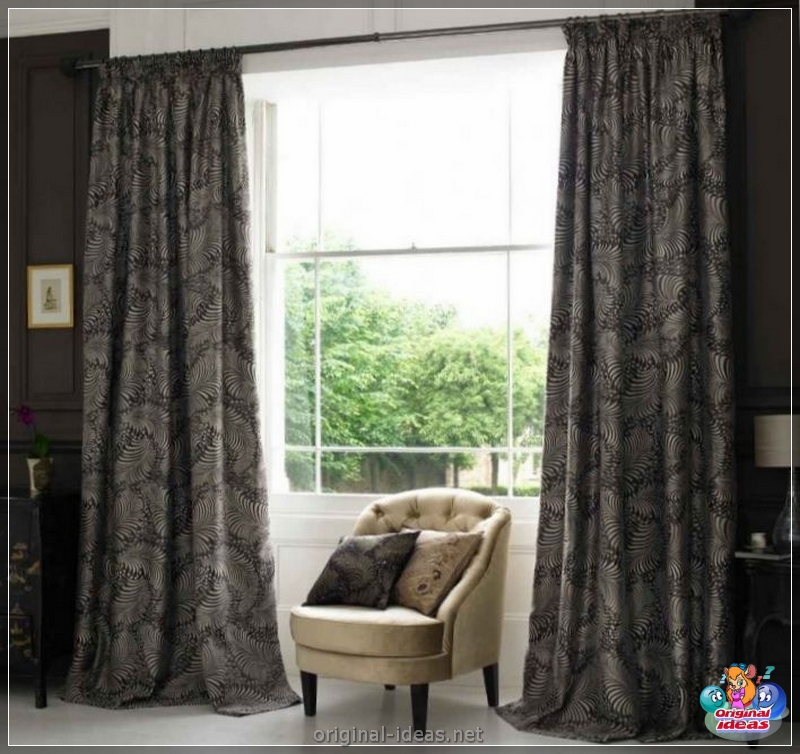 Rideaux dans le salon: nouvelles à la mode et options de décoration de fenêtres à l'aide de rideaux (145 photos) (salon) Rideaux dans le salon: nouvelles à la mode et options de décoration de fenêtres à l'aide de rideaux (145 photos)
