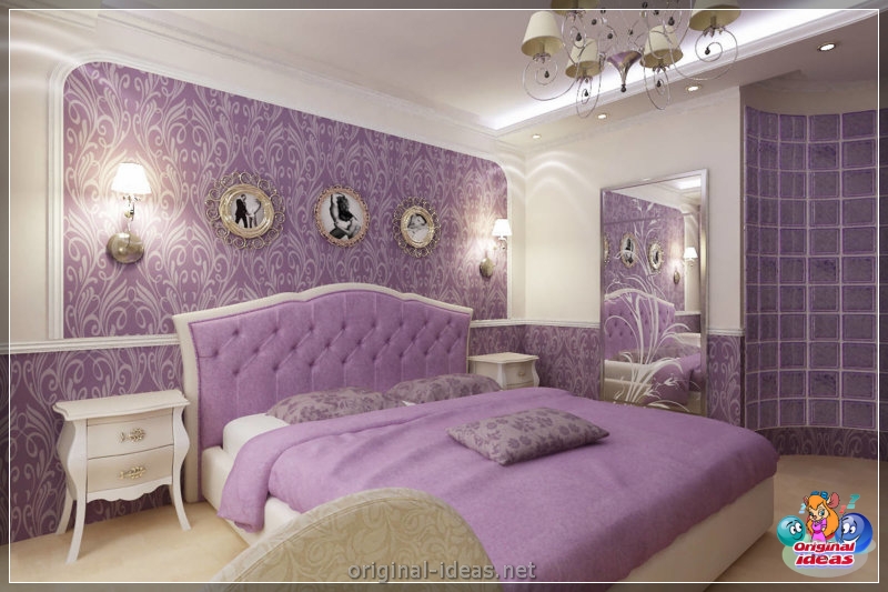 Violet walls in the interior - 50 photos of stylish ideas (violet, walls, interior, better choose purple, better choose purple color, choose purple color) Violet walls in the interior - 50 photos of stylish ideas