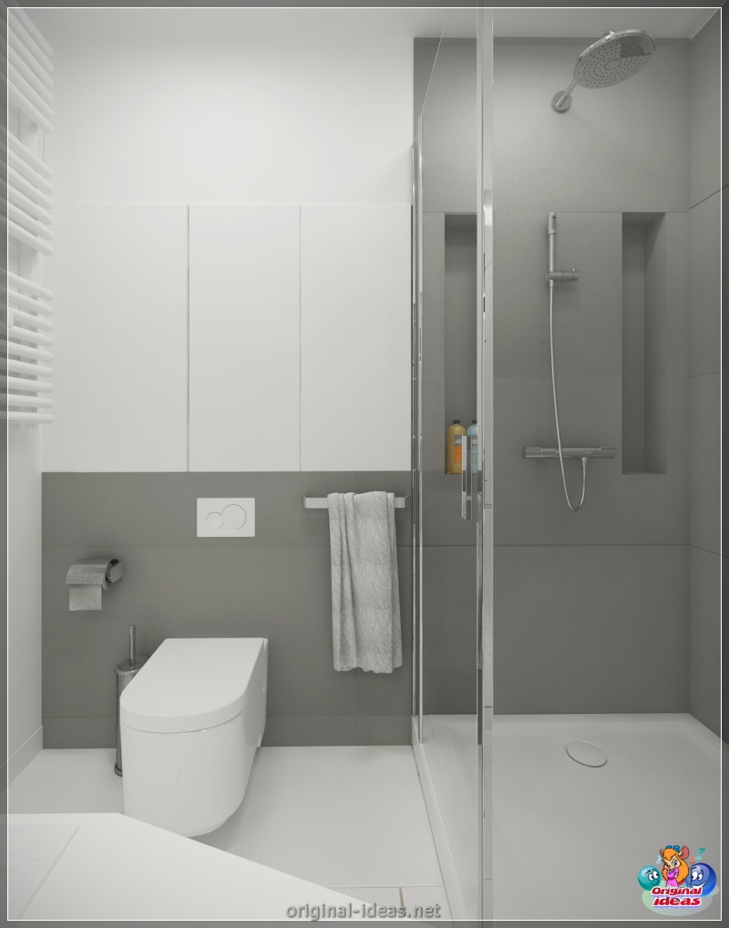 Badezimmer in Grau - 75 Fotos der besten Ideen der Kombination im Innenraum (badezimmer, grau, fotos, ideen) Badezimmer in Grau - 75 Fotos der besten Ideen der Kombination im Innenraum