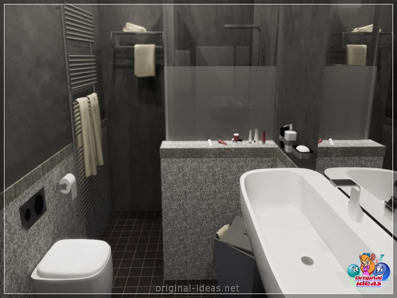 Badezimmer in Grau - 75 Fotos der besten Ideen der Kombination im Innenraum (badezimmer, grau, fotos, ideen) Badezimmer in Grau - 75 Fotos der besten Ideen der Kombination im Innenraum