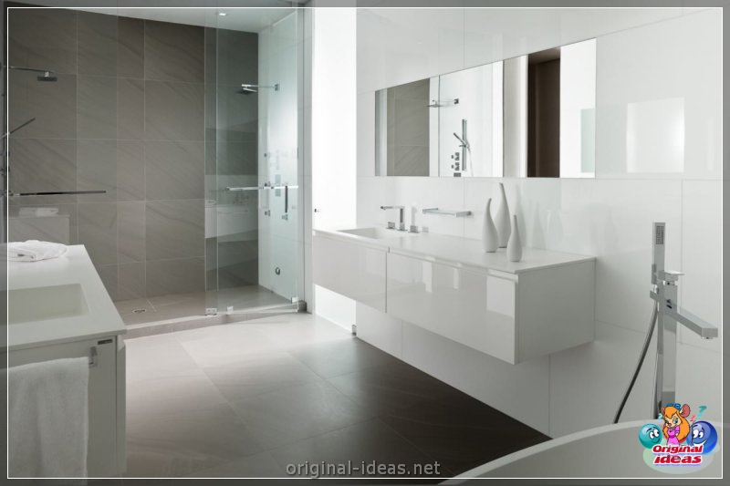 Badezimmer in Grau - 75 Fotos der besten Ideen der Kombination im Innenraum (badezimmer, grau, fotos, ideen) Badezimmer in Grau - 75 Fotos der besten Ideen der Kombination im Innenraum