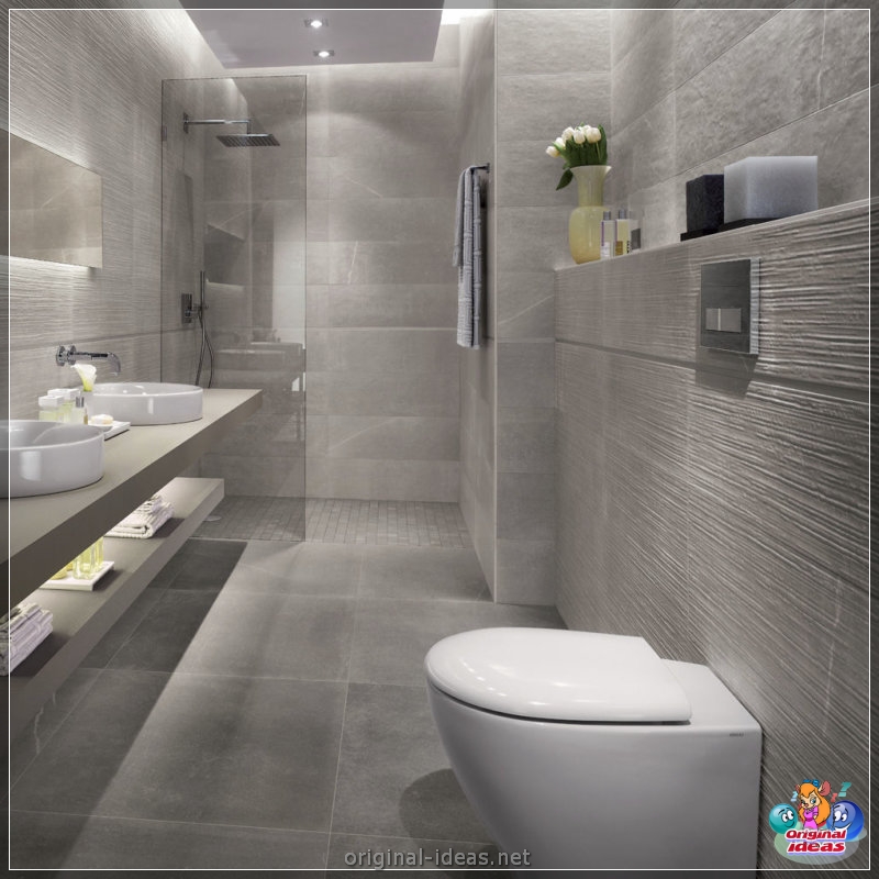 Badezimmer in Grau - 75 Fotos der besten Ideen der Kombination im Innenraum (badezimmer, grau, fotos, ideen) Badezimmer in Grau - 75 Fotos der besten Ideen der Kombination im Innenraum