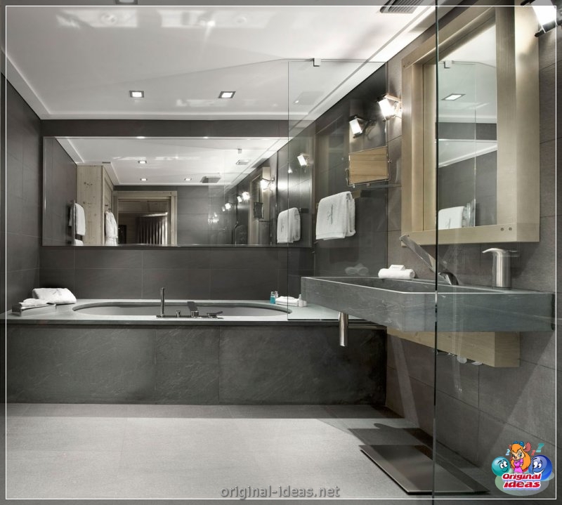 Badezimmer in Grau - 75 Fotos der besten Ideen der Kombination im Innenraum (badezimmer, grau, fotos, ideen) Badezimmer in Grau - 75 Fotos der besten Ideen der Kombination im Innenraum