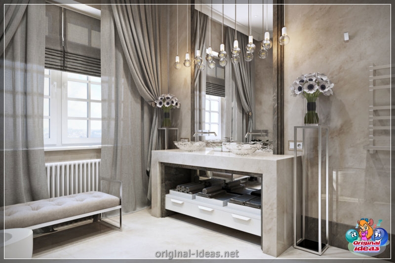 Badezimmer in Grau - 75 Fotos der besten Ideen der Kombination im Innenraum (badezimmer, grau, fotos, ideen) Badezimmer in Grau - 75 Fotos der besten Ideen der Kombination im Innenraum