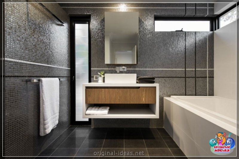 Badezimmer in Grau - 75 Fotos der besten Ideen der Kombination im Innenraum (badezimmer, grau, fotos, ideen) Badezimmer in Grau - 75 Fotos der besten Ideen der Kombination im Innenraum