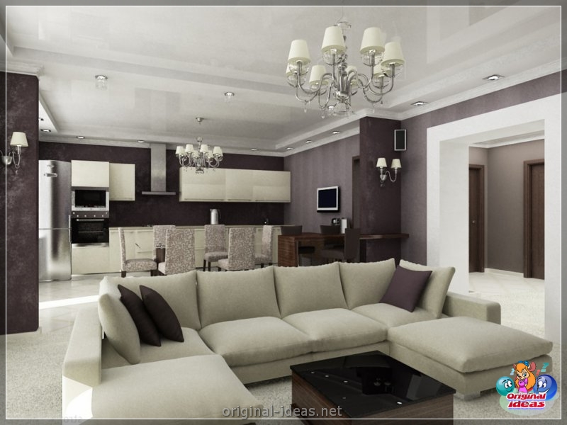 Apartment design 60 kV. m. - 70 photos of the best interior options (apartment, design, interior, which only sixty) Apartment design 60 kV. m. - 70 photos of the best interior options