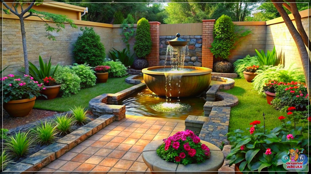 Backyard Design Delights: Small Fountains and Waterfall Features Backyard Design Delights: Small Fountains and Waterfall Features