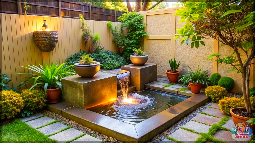 Backyard Design Delights: Small Fountains and Waterfall Features Backyard Design Delights: Small Fountains and Waterfall Features