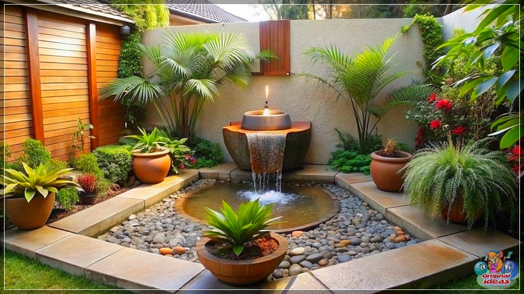 Backyard Design Delights: Small Fountains and Waterfall Features Backyard Design Delights: Small Fountains and Waterfall Features