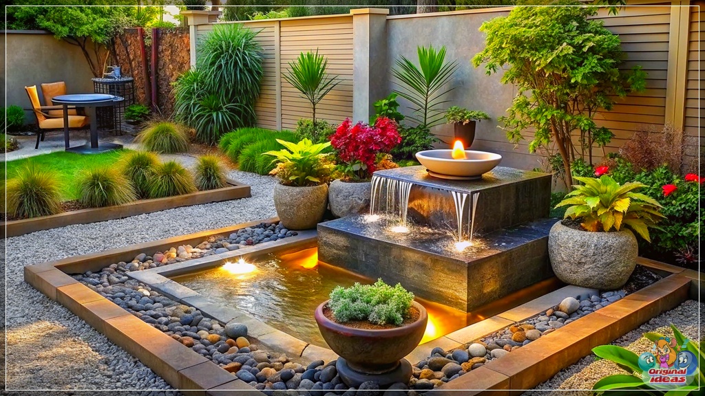 Backyard Design Delights: Small Fountains and Waterfall Features Backyard Design Delights: Small Fountains and Waterfall Features
