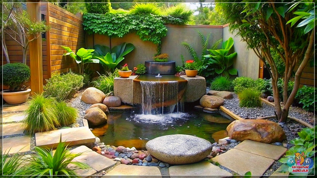 Backyard Design Delights: Small Fountains and Waterfall Features Backyard Design Delights: Small Fountains and Waterfall Features