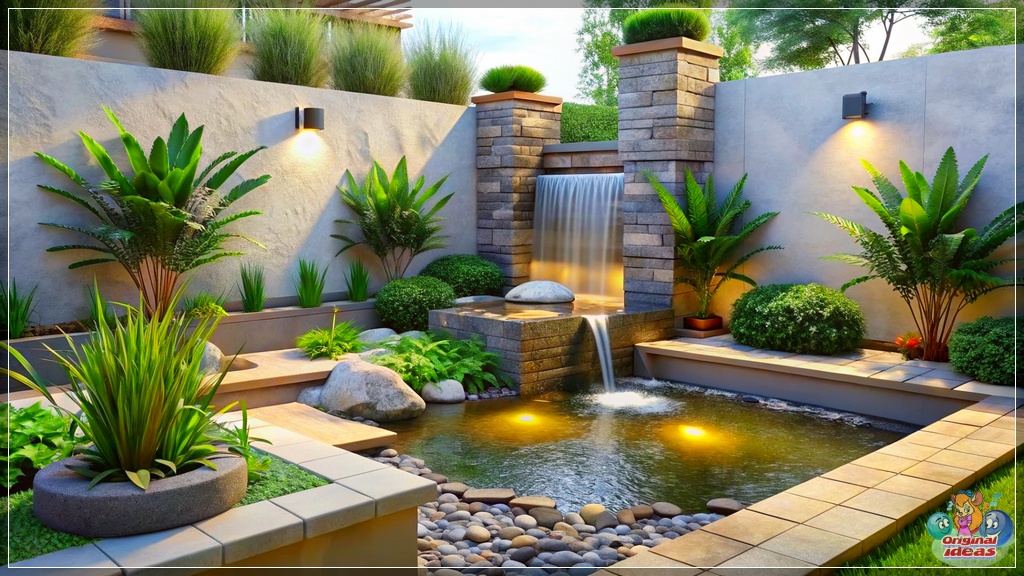 Backyard Design Delights: Small Fountains and Waterfall Features Backyard Design Delights: Small Fountains and Waterfall Features