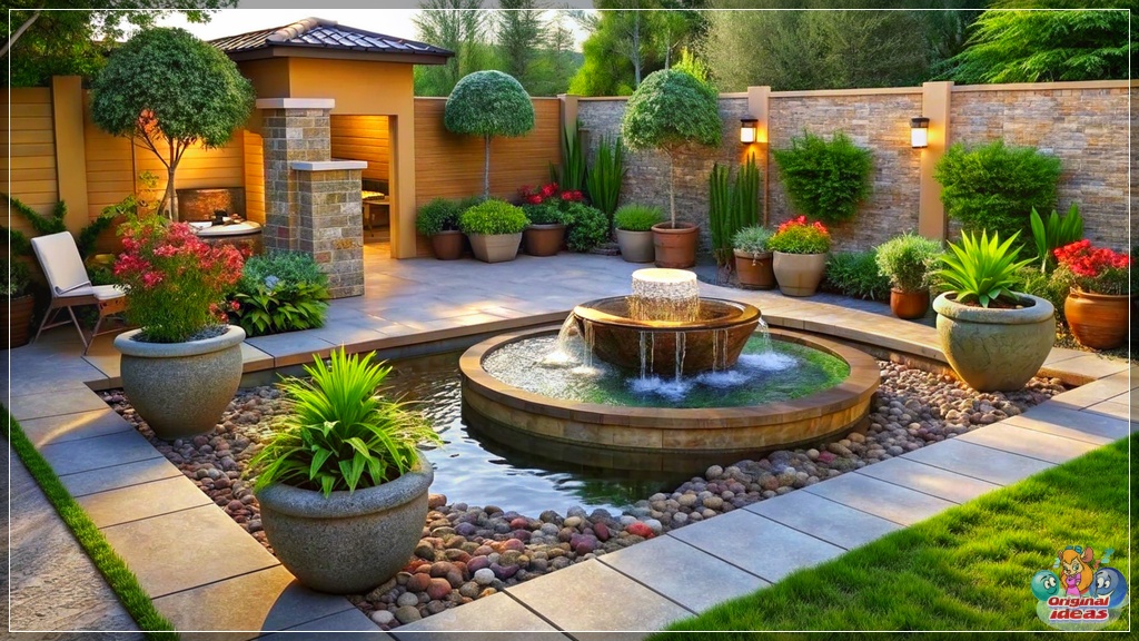 Backyard Design Delights: Small Fountains and Waterfall Features Backyard Design Delights: Small Fountains and Waterfall Features