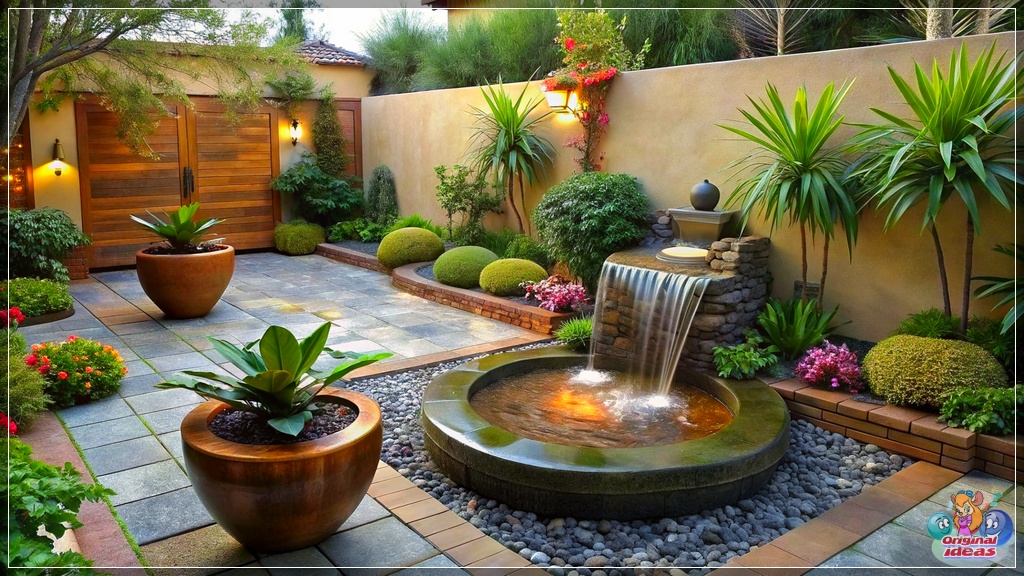 Exploring Backyard Design: Small Fountain versus Waterfall Feature Exploring Backyard Design: Small Fountain versus Waterfall Feature