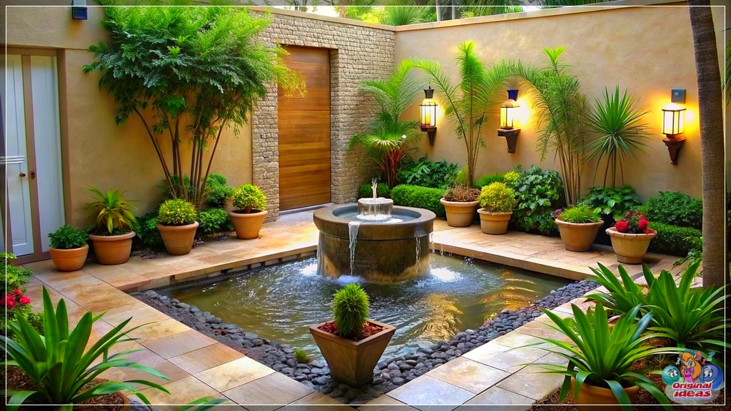 Exploring Backyard Design: Small Fountain versus Waterfall Feature Exploring Backyard Design: Small Fountain versus Waterfall Feature