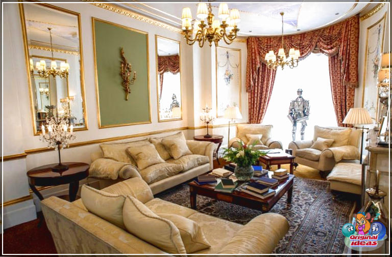 avec Salon formel avec un mobilier coûteux