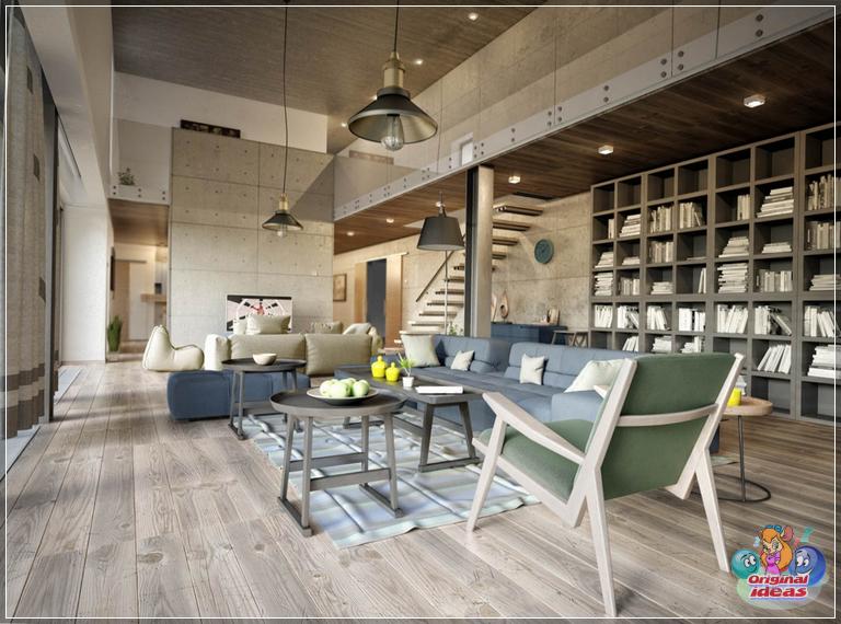 Спокойный и комфортный дизайн городской квартиры