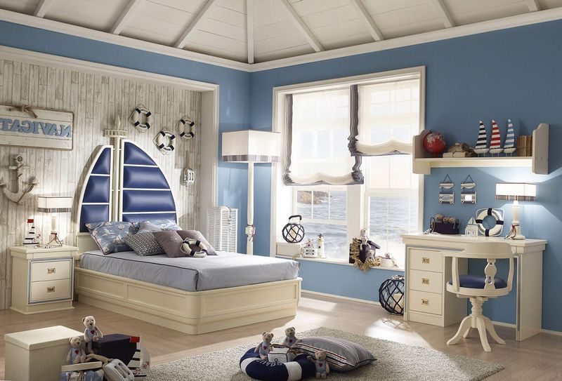 Children's rooms in a marine style