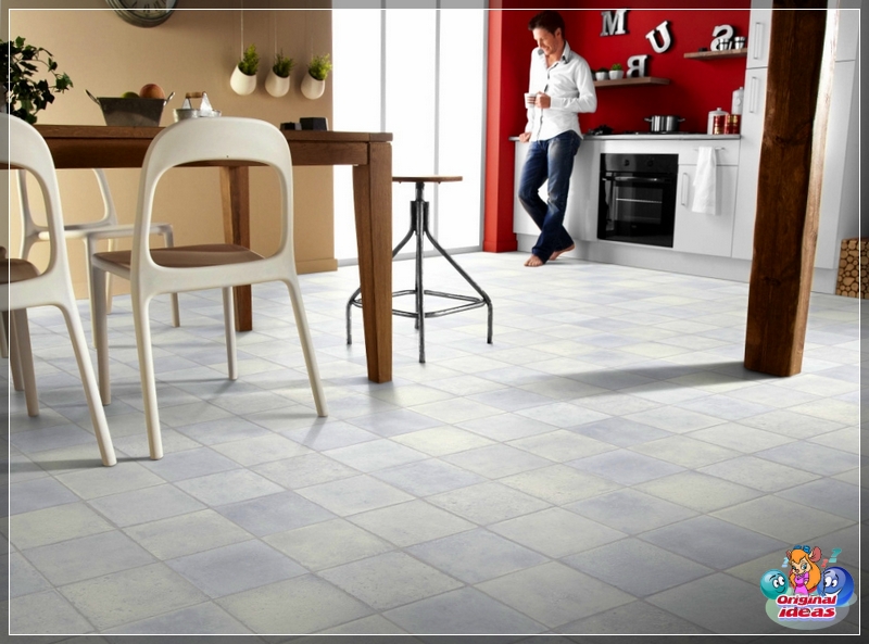 The best option for the first flooring for a new building - linoleum